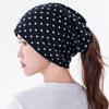 Momoji Mom Hat With Twist Design And Small Polka Dots For Sun Protection And Casual Wear
