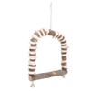Bird Swing Toy Hanging Swing Perch Stand for Small Parakeets Parrots Birds and CockusesL