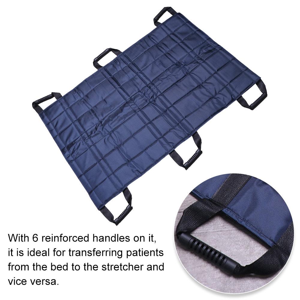 Large Positioning Bed Sheet Portable Elderly Lift Sling Mat Patient Transfer Pad  for Disabled