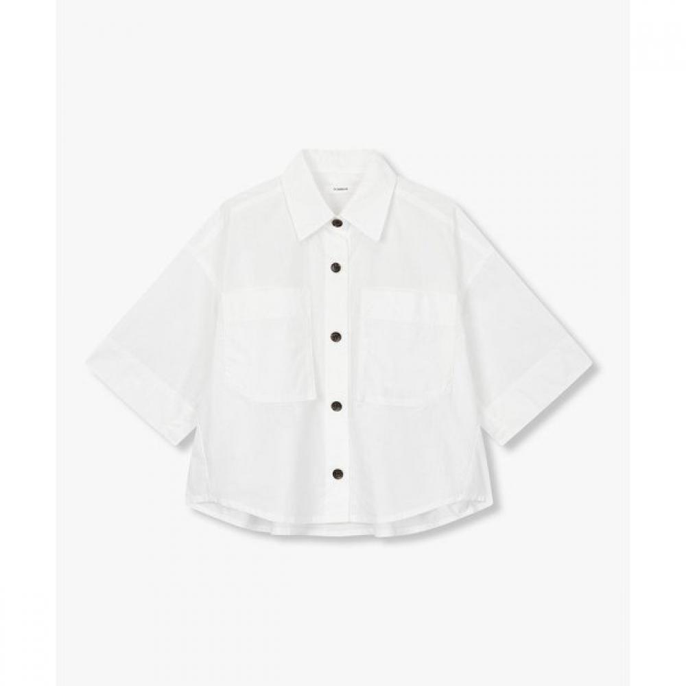 Studio Tomboy Front Two Pocket Shacket 9176221986 white/S