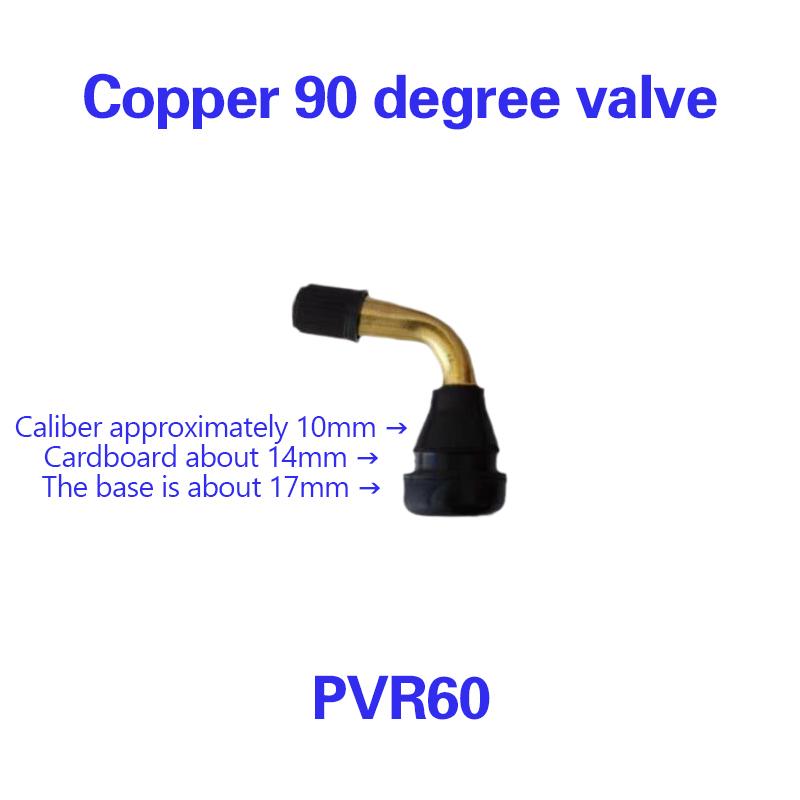 

2 шт. Ніпель шини Pvr70 Pvr60 Pvr50 Pvr40 Кутовий 45 градусів Защіпний Гумова основа Для скутера Мотоцикла Мопеда Квадроцикла