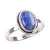 Natural Kyanite Gemstone Handmade 925 Solid Sterling Silver Ring Size 8 e6Y78