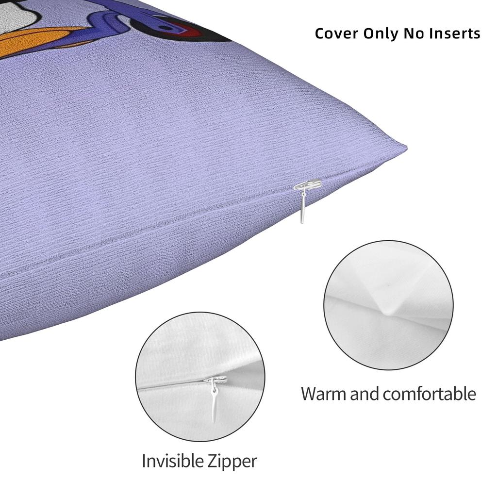 Pingus Pillowcases  Funny Pillow Case For Sofa Car Home Decor Square Pillow Cover