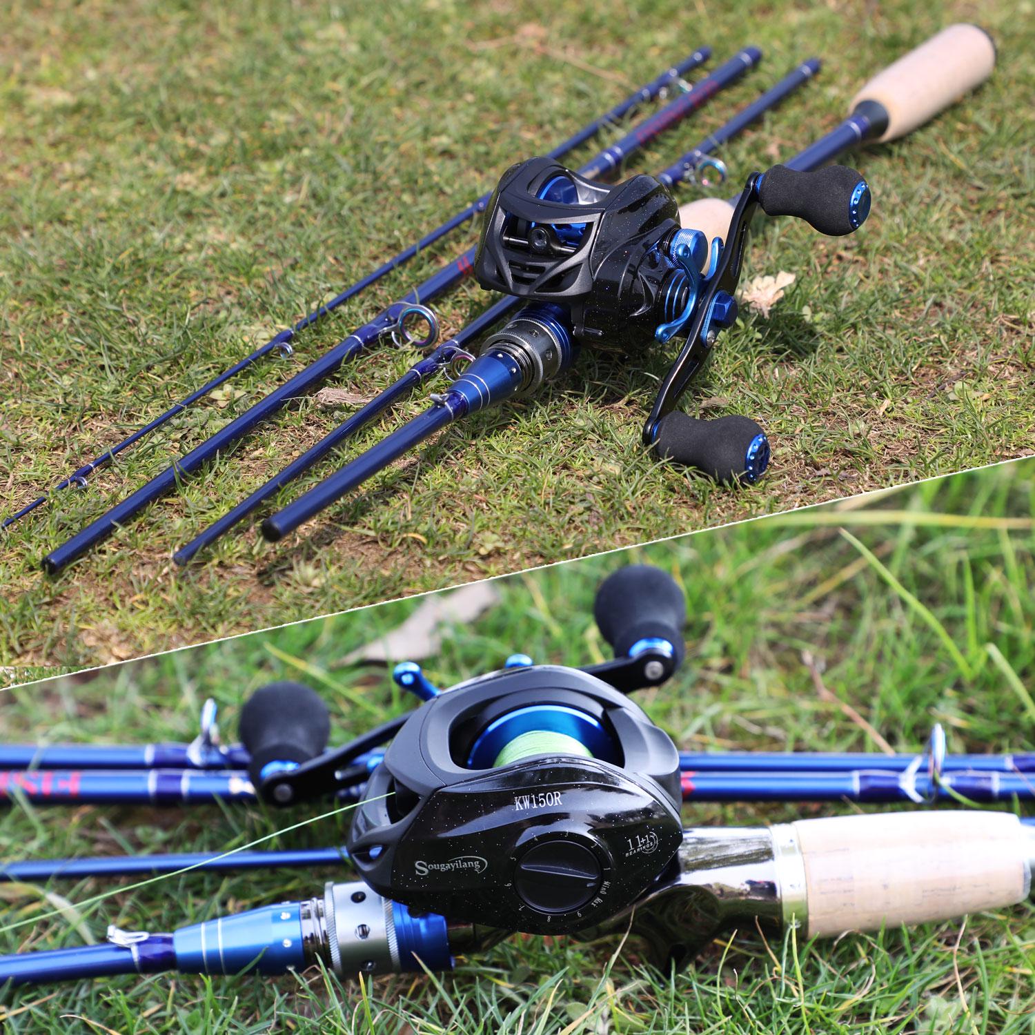 

Удочка для удочки для удочки, комбинированная катушка из углеродного волокна, удочка 2,1 м/2,4 м с 11 + 1, спортивная морская рыбалка на открытом воздухе 2.1M&Left handle