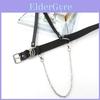 Fashion Womens Metal Belt With Chain Decor For Summer Casual Wear