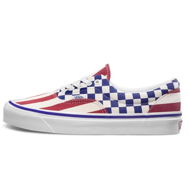 Vans Era 95 DX Red Stripes Blue Check Men s VN0A2RR1VYC EU 42.5