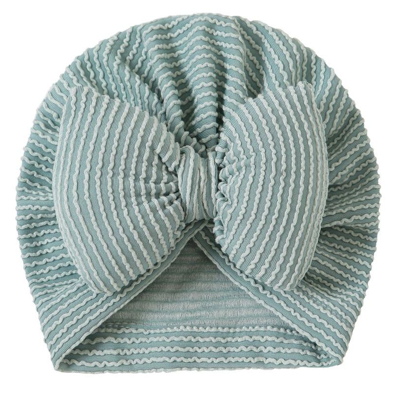 Style Baby Striped Big Bow Headband Hat Baby Products New Indian Hat, Baby Hat