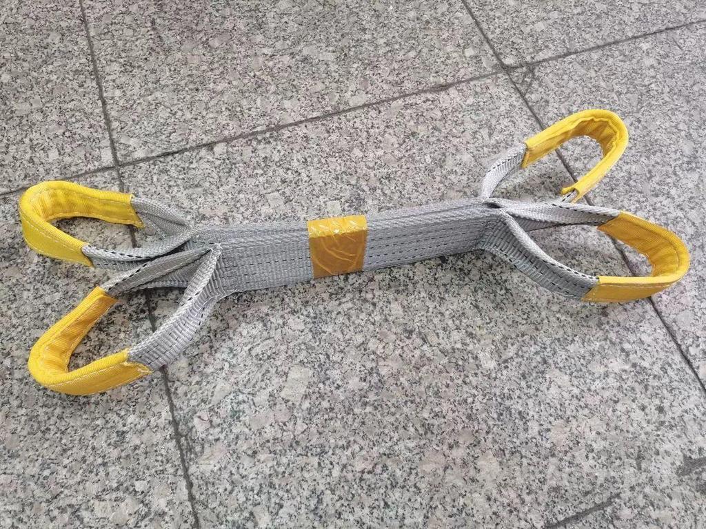 5-Ton Thickened Forklift Sling with Double-End Loop, Available in 0.6m, 0.8m, 1.1m Lengths.