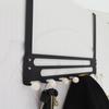 Fashion Metal Door Hook No Punching Double-layers Behind Door Hanger Robe Hook Dormitory Organization