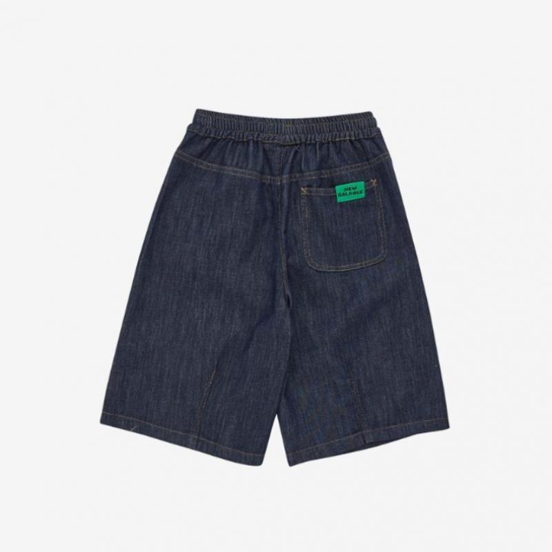 New Balance Kids Bermuda Denim Pants B1 Nk9vg2501u 15 55 99