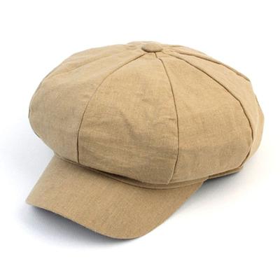 Universal Chemistry Vintage Linen Beige Newsboy Cap