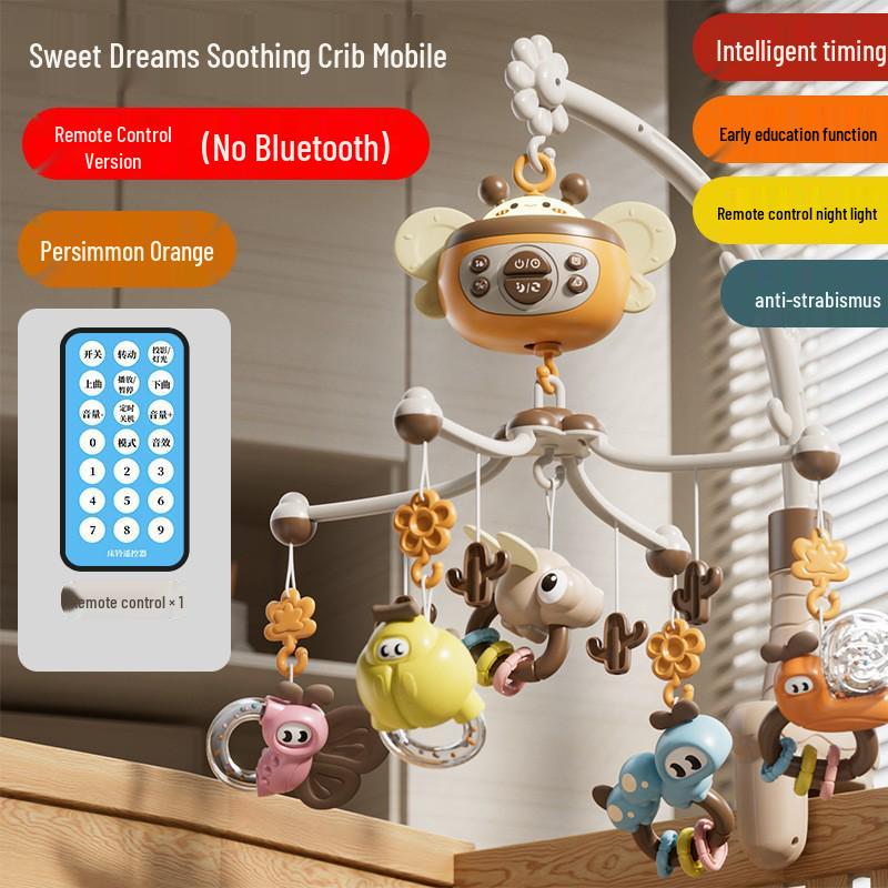 Musical Rotating Projection Crib Mobile for Newborns (0-3 Years)
