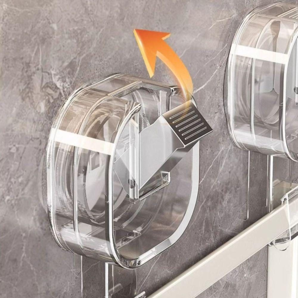 מדף כוס יניקה רב שכבתי ירקות דביק מדף אחסון מדף ארגונית למטבח