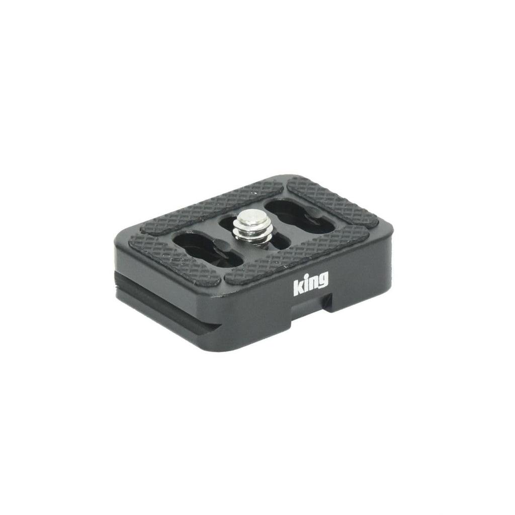 KING Mini Quick Release Plate Compatible Camera Mounting Screw for Digital Black K-MQ3 Arca-Swiss 1/4 UNC-20 Mirrorless/Compact Cameras,