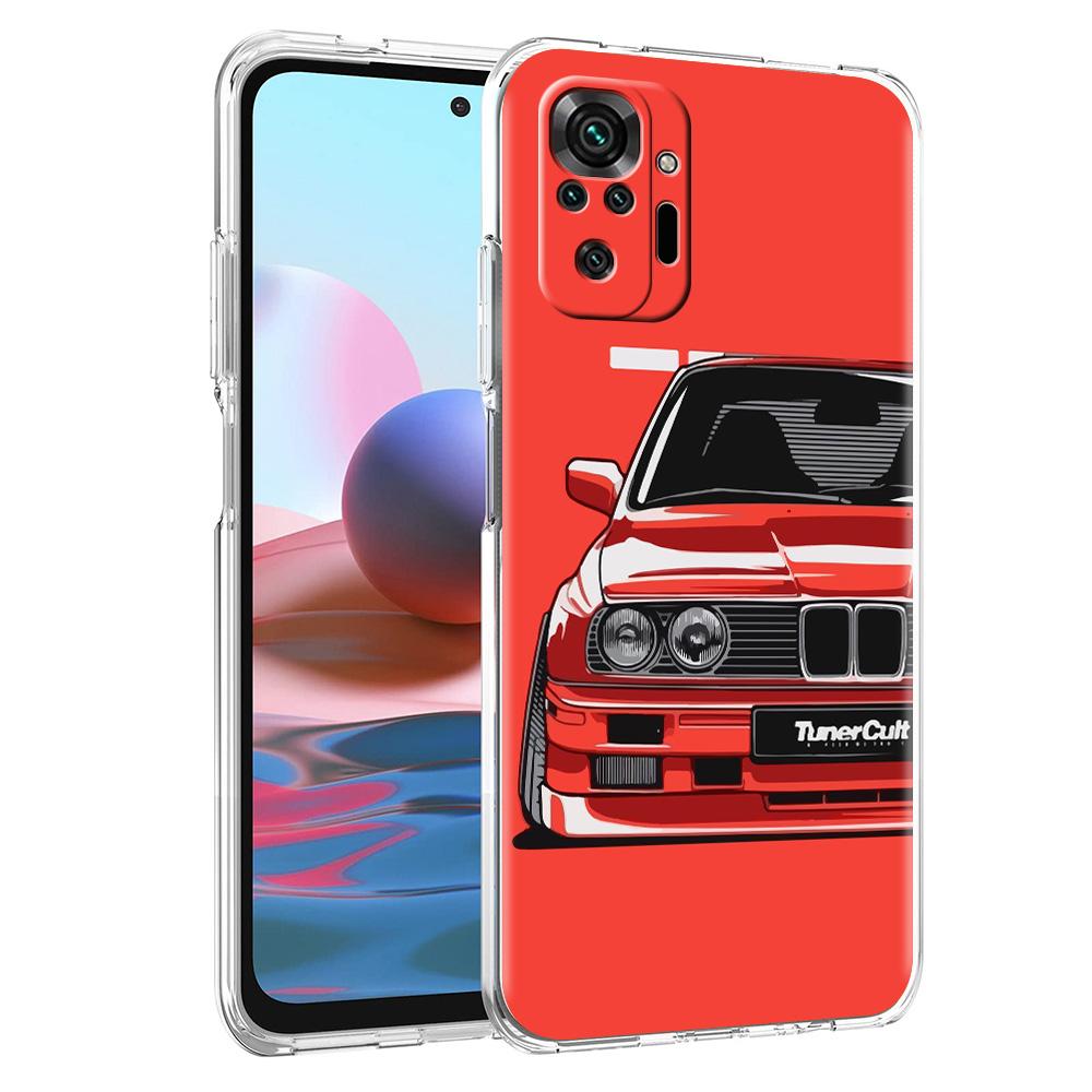 Phone Case For Xiaomi Redmi Note 15 14 5G 13 12 10 11 Pro Plus 4G 14C 13C 12C Soft TPU Cover Japan JDM Sports Cars Comic