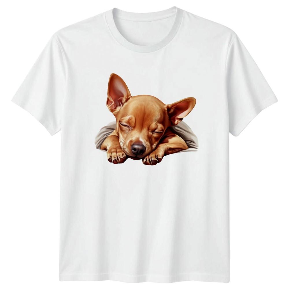 Sleeping Puppy Dog Animals Dogs Unisexs TShirt Unisexs Tee Graphic Top S