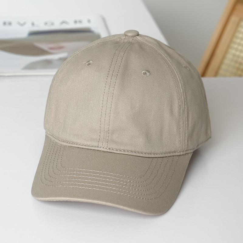 Cotton soft top baseball cap men's summer deepened top cap hat women's tide