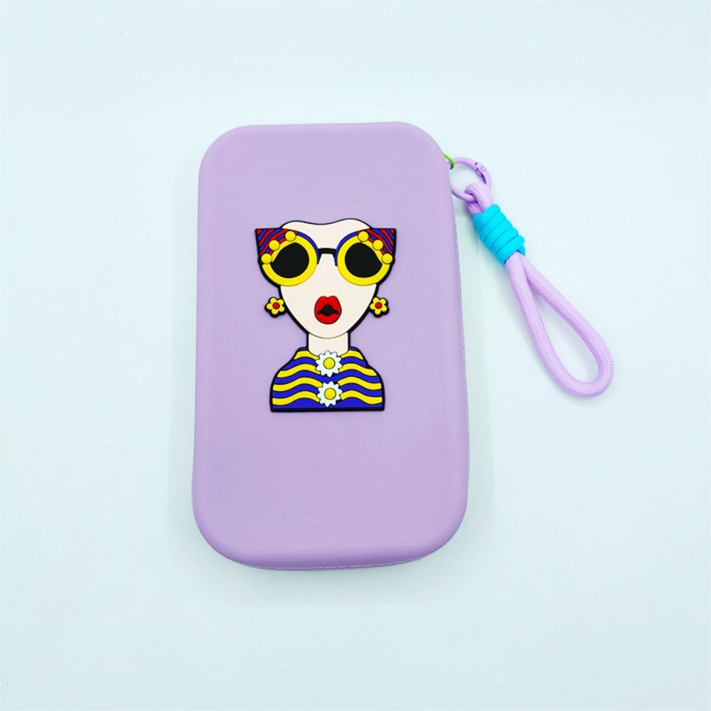 Anti-lost Modern Lady Storage Bag Lightweight Cartoon Phone Bag Waterproof Makeup Pouch  School