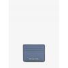 Jet Set Travel Saffiano Leather Card Holder Large 35h6stvd7l461 Denim