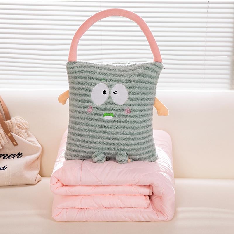 

Cute Dopamine Throw Pillow Quilt Hand Warmer 3-In-1 Plush Toy Bedside Cushion Sofa Pillow Nap small