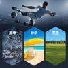 Wallfire Size 4 Soccer Certified for Elementary School Inflatable Perfect for Elementary School and Junior High School Practice and Black and White