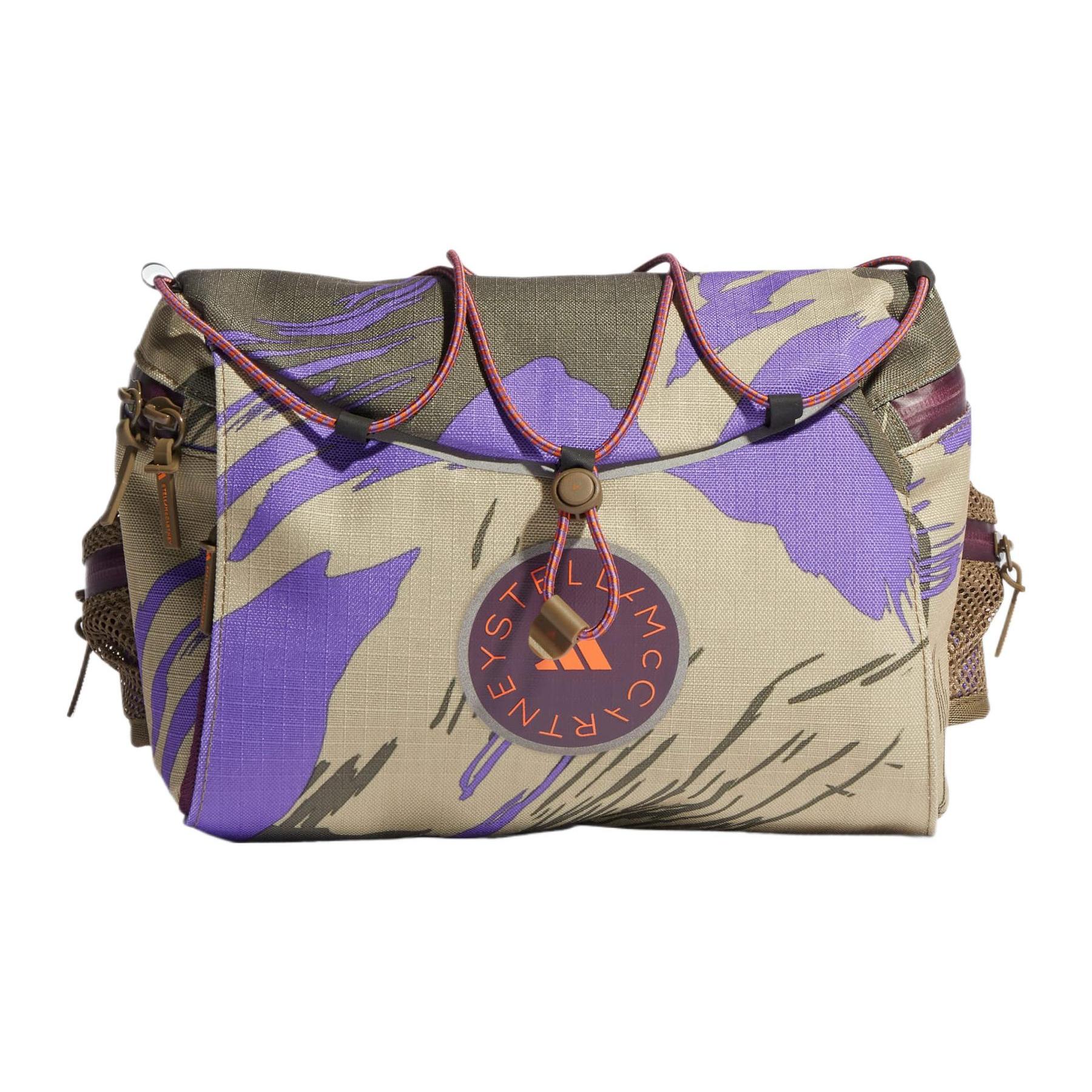 

Новая коллаборация Adidas Stella McCartney Сумка-пояс из переработанного полиэстера Женская Многоцветная & Однотонная Оранжевая & Ночной красный IA1856 24.9*8.9*14.0CM