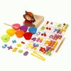 Children's Math Teaching Aids Baby Number Cognition Arithmetic Matching Montessori Early Education Boys Girls Feeding Game