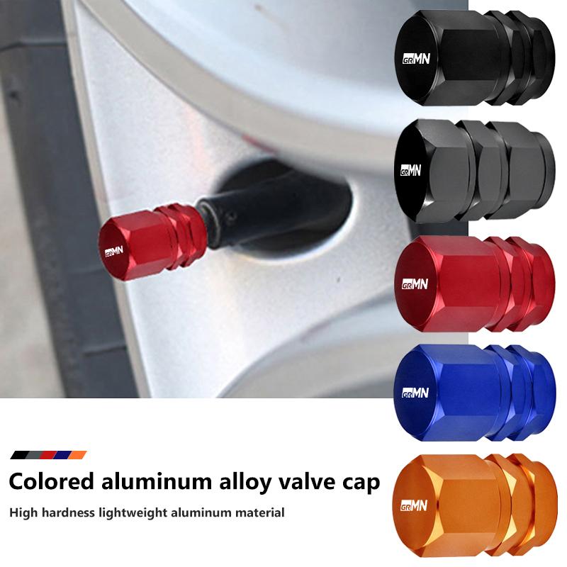 For Toyota ew124pcs Car Wheel Tire Valve Stem Cover Decoration Accessories For Toyota Gazoo Racing TRD Corolla Yaris Chr Auris Rav4 Prado