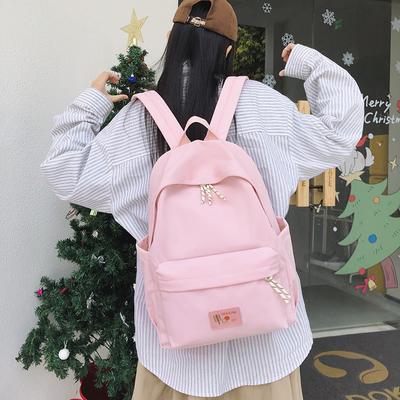 Fashion Lightweight Labeling Large Capacity Junior High School High School Student School Bag Commuter Travel Backpack