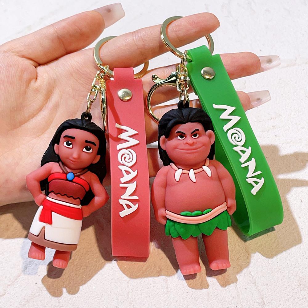 2024 Movie Moana Keychain Cute Cartoon Silicone Keyring Gift For All Occasions