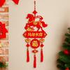 Traditional Horse Year Hanging Decoration Reusable Spring Festival Pendant  Entrance