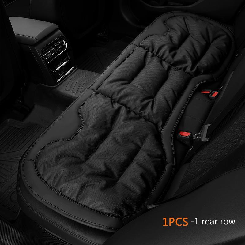 NAPPA Leather Car Seat Cushion For Driving ,For Tesla Model 3 Model Y L Model X Non-Slip Bottom Protector Breathable Covers