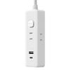 Dual Plug Socket with USB Ports - Two-Pin Extension Board