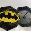1PC Warner Batman Logo Automatic Open/Close Umbrella with Windproof, 76-Rib Sturdy Canopy, Durable Ribs1293A