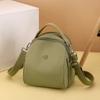 Women's Multifunctional Shoulder Crossbodybag Solid Color Handbag Travel Bag Nylon Small Backpack