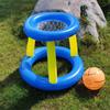 Childrens Inflatable Floating BasketBall Hoop Toss Kids Swimming Pool Toy