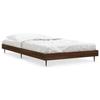 VidaXL Cadre de lit chêne marron 100x200 cm bois d'ingénierie 832268