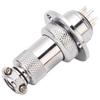 2Pcs 5 Pin Aviation Plug Connector Easy Operation Aviation Plug Socket for Computer CNC Machine AC DC 250V