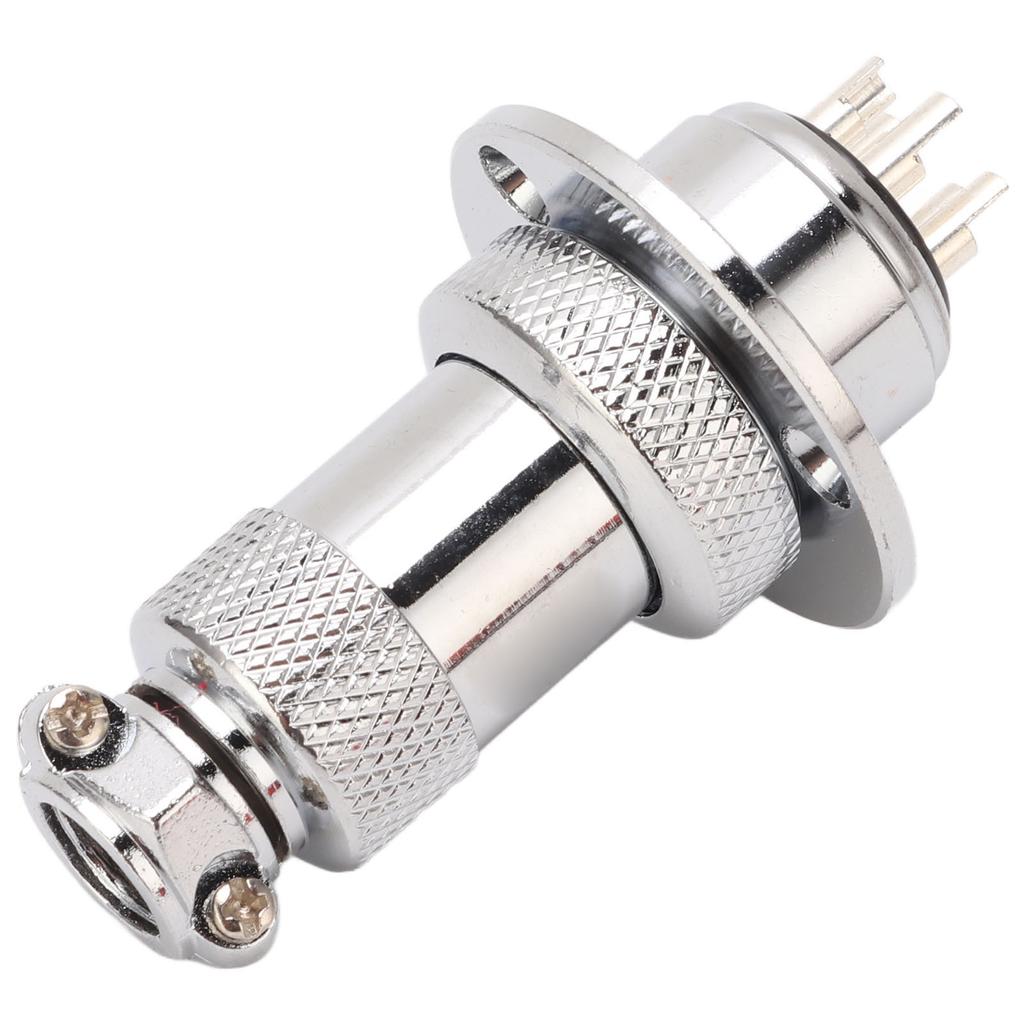 2Pcs 5 Pin Aviation Plug Connector Easy Operation Aviation Plug Socket for Computer CNC Machine AC DC 250V