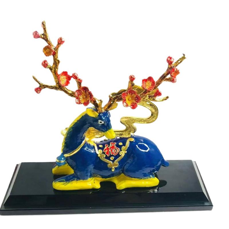 

Modern Simple High-end European-style Auspicious Deer Peace Joy Decorative Items Room TV Cabinet Entrance Wine Cabinet Ornaments