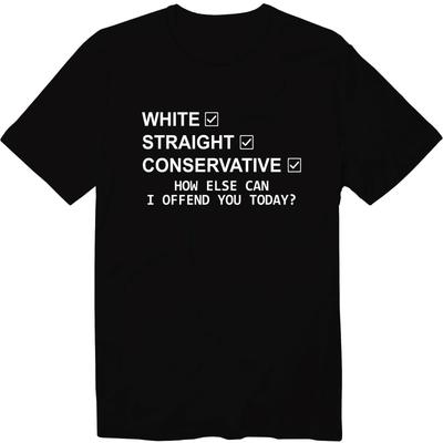 How Else Can I Offend You Today American Conservative Unisex Crew Neck T-Shirt