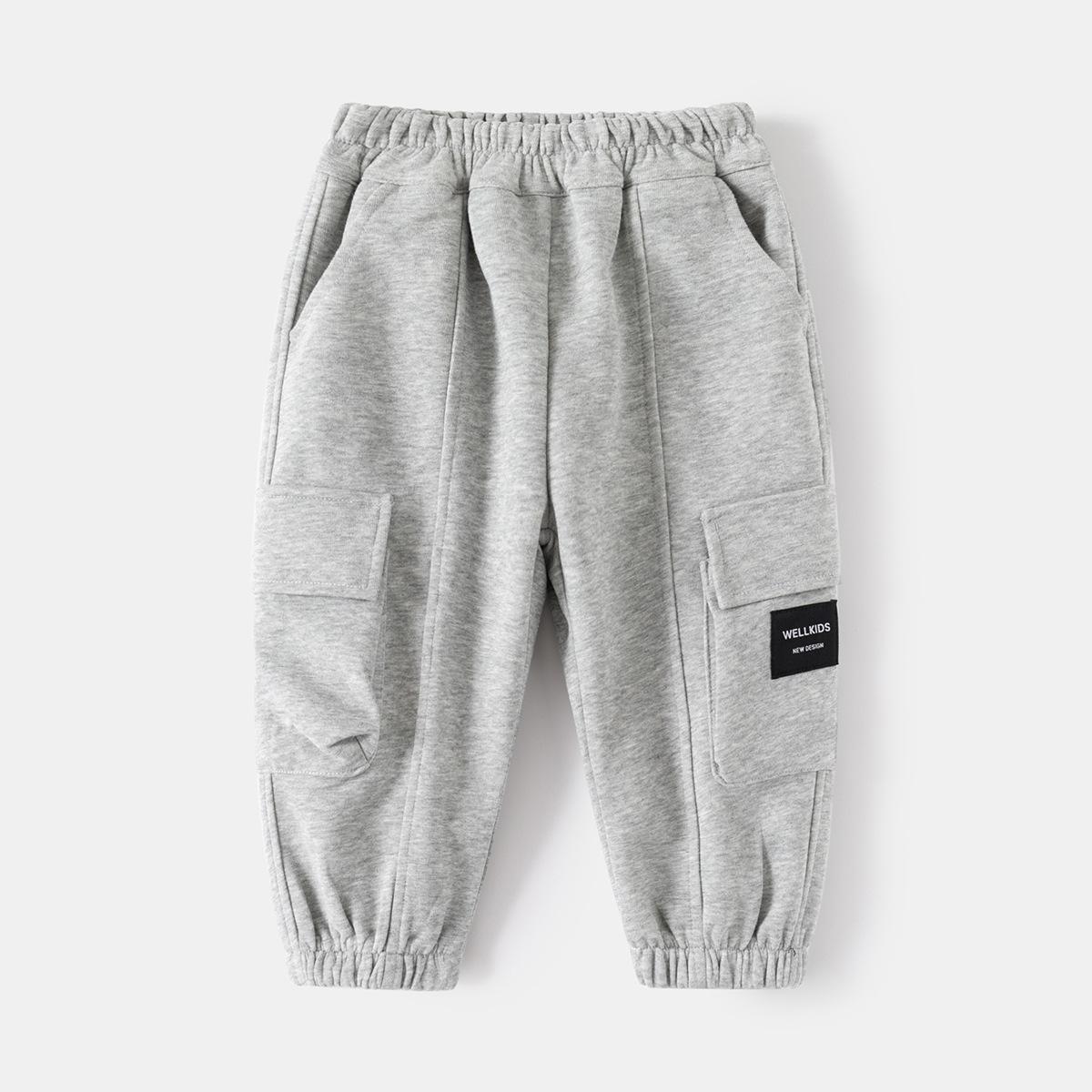 

Children s spring pants new boys trousers Korean version leggings medium children s sweatpants children s clothing 130cm