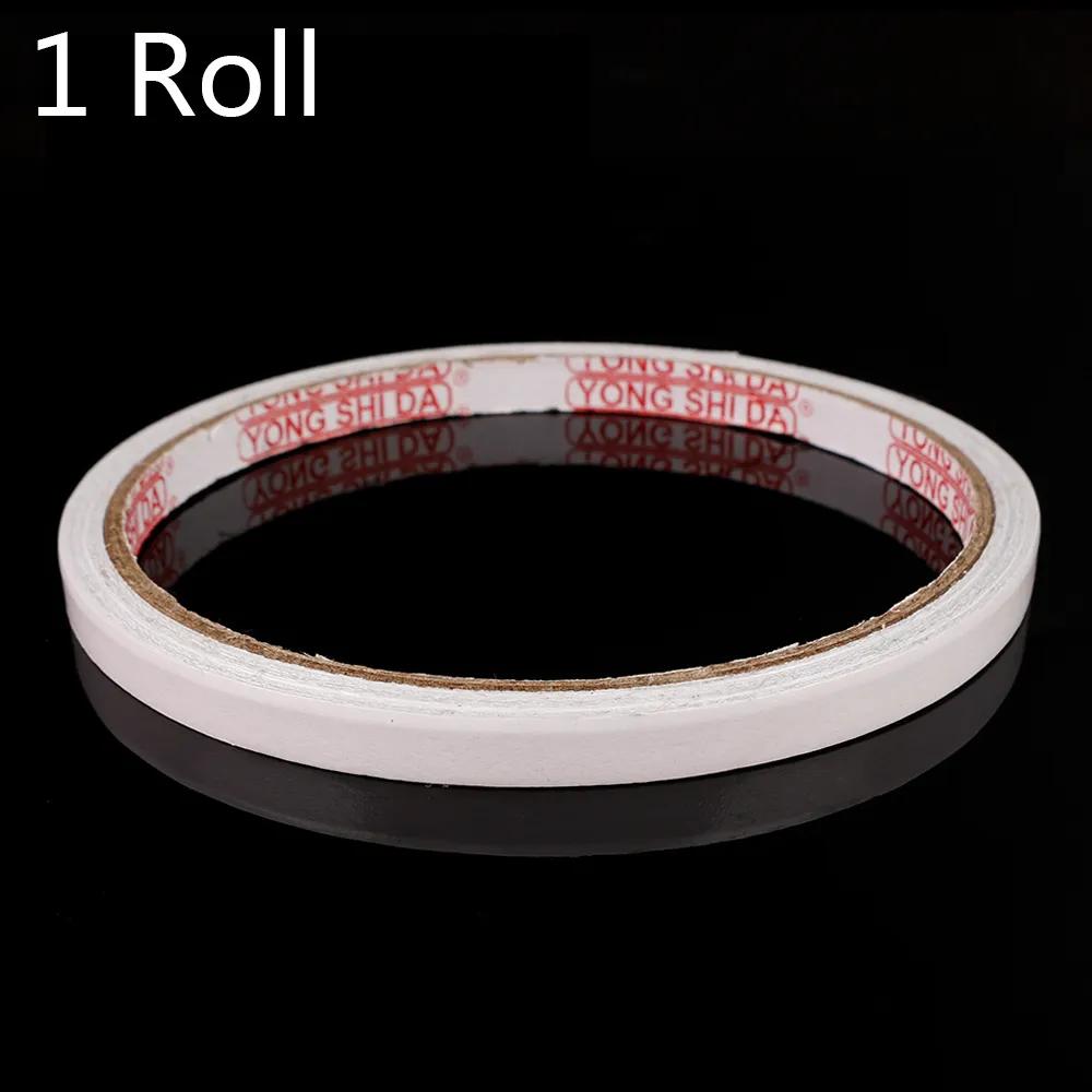 

10 Rolls Double-sided Tape Ultra-thin Strong Adhesive Plaster White Glue Self-adhesive Tapes for Home Office School Stationary 6mm&8M
