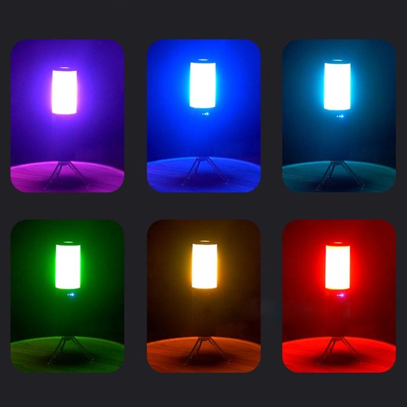 Waterproof Portable Tent Light LED Color String Light Camping Lanterns Light Flashlight Camping String Light Power Banks