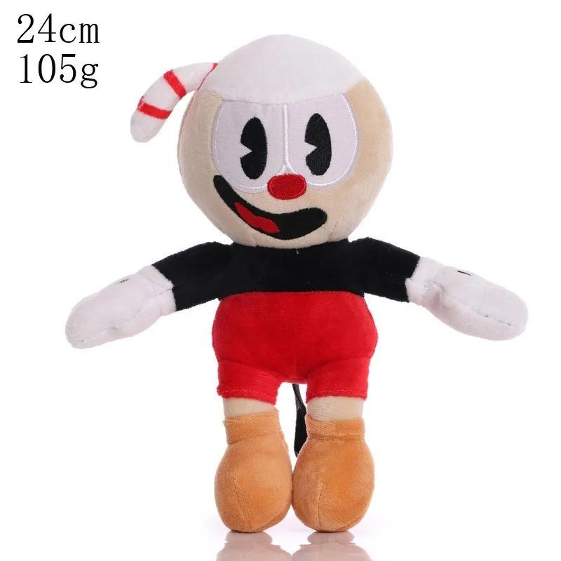 Hot 22-30cm Adventure Game Cuphead Plush Toys Mugman The Devil Legendary Chalice Plush Doll Soft Cuphead Doll for Children Gifts