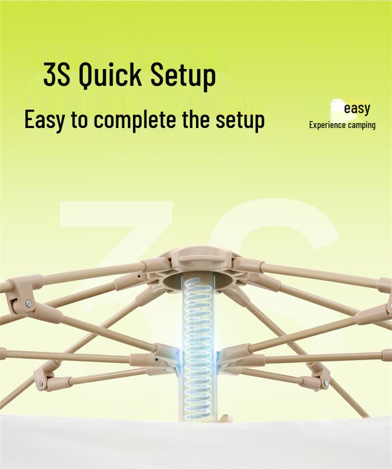 Outdoor Explorer Blackout Tent: Portable, Convenient, Automatic Folding for Camping, Beach, Indoor.