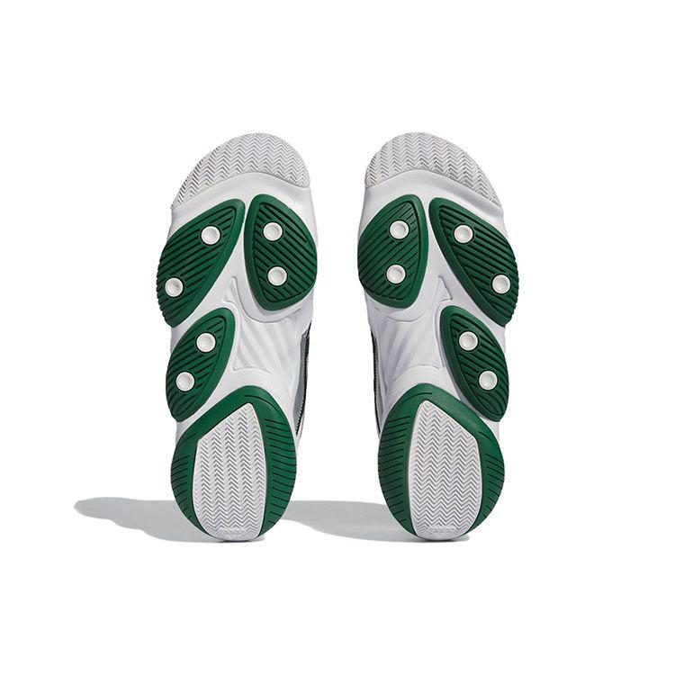 Adidas Originals Top Ten Leather Non-Slip Mid-Top Retro Basketball Shoes Unisex Sneakers White Green IF1066