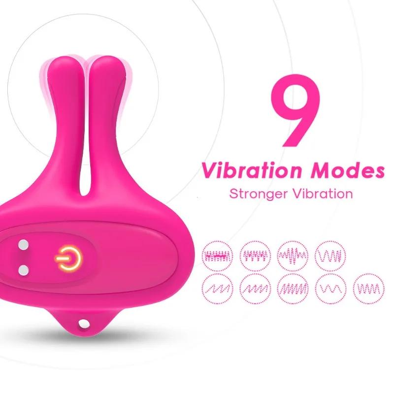 Vibrating Nipple Clamps Vibrator 9 Vibration Modes Magnetic Nipple Stimulation  Adult Sex Toys for Women Couples Pleasure
