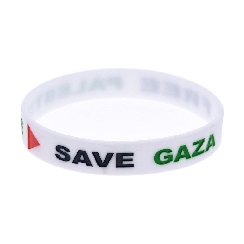 Braccialetto in Silicone Sportivo Ispirazionale Moda Palestina