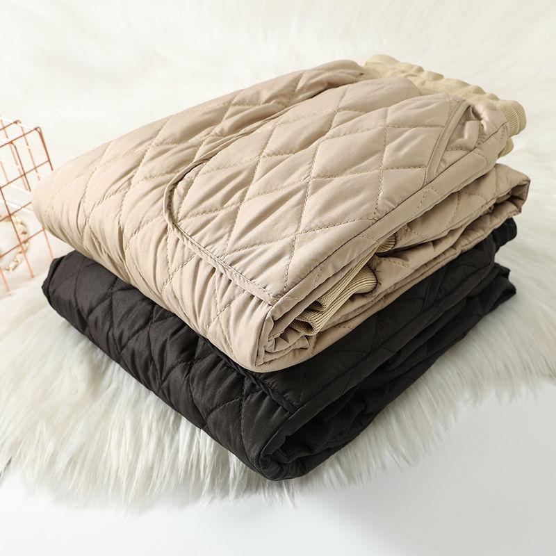 Women's Winter Lightweight Down Warm Silk Cotton Pants Loose Fashionable Trousers Casual Haren Clip Cotton Pants